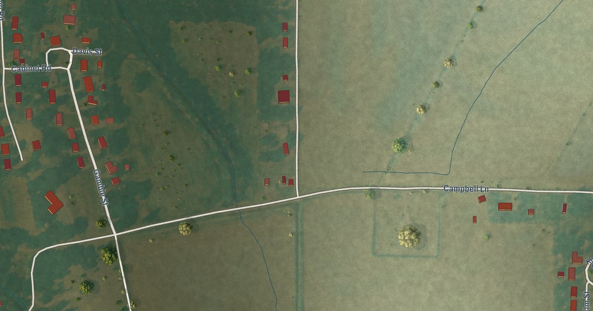 Map of Campbell Station, Arkansas in 2026