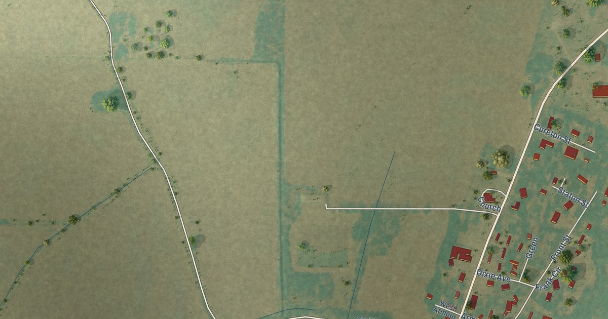 Map of Cash, Arkansas in 2026