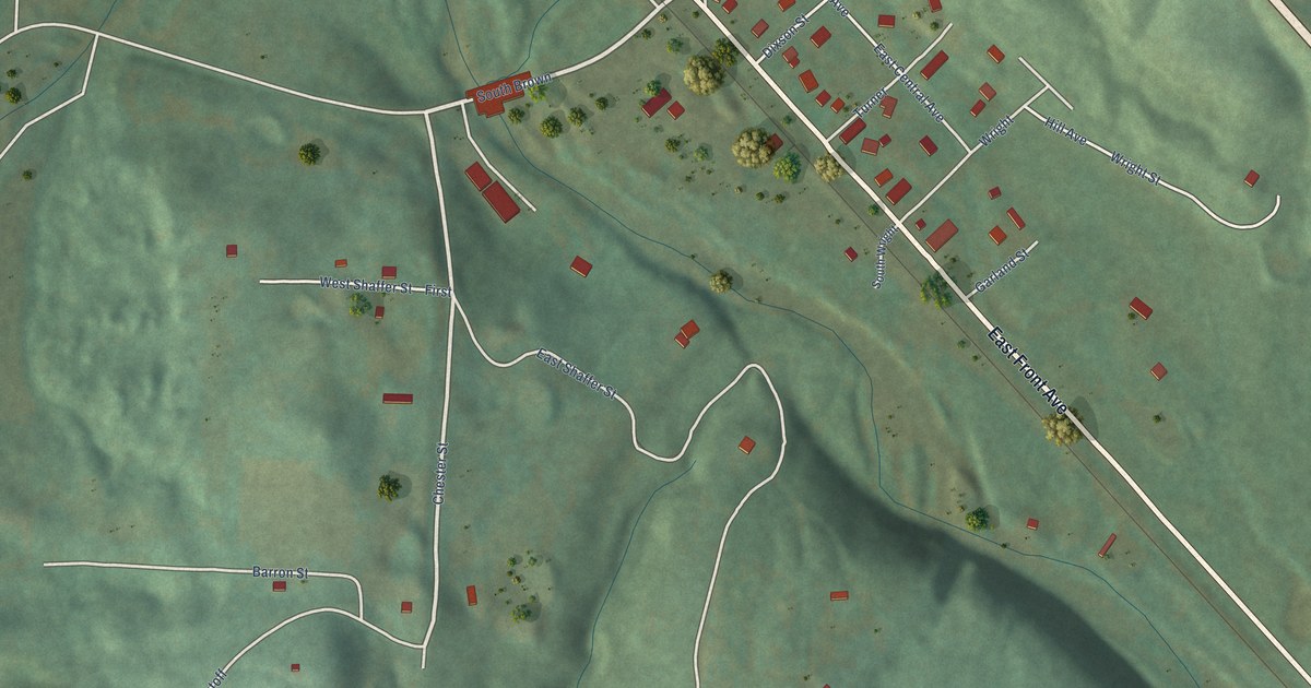 Map of Chester, Arkansas in 2026