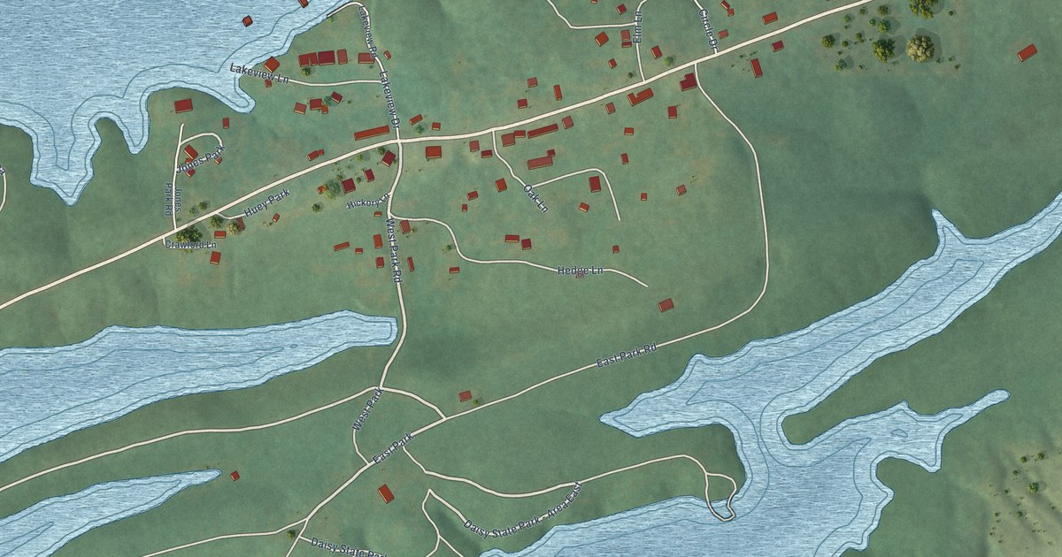 Map of Daisy, Arkansas in 2026