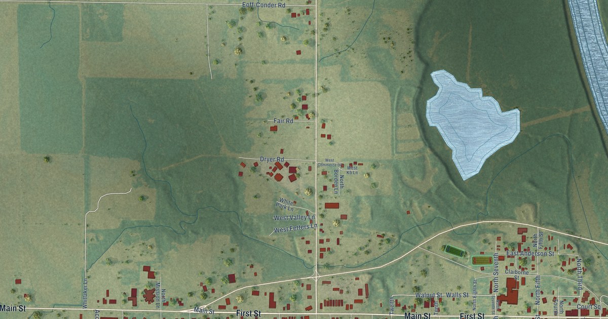 Map of Des Arc, Arkansas in 2026