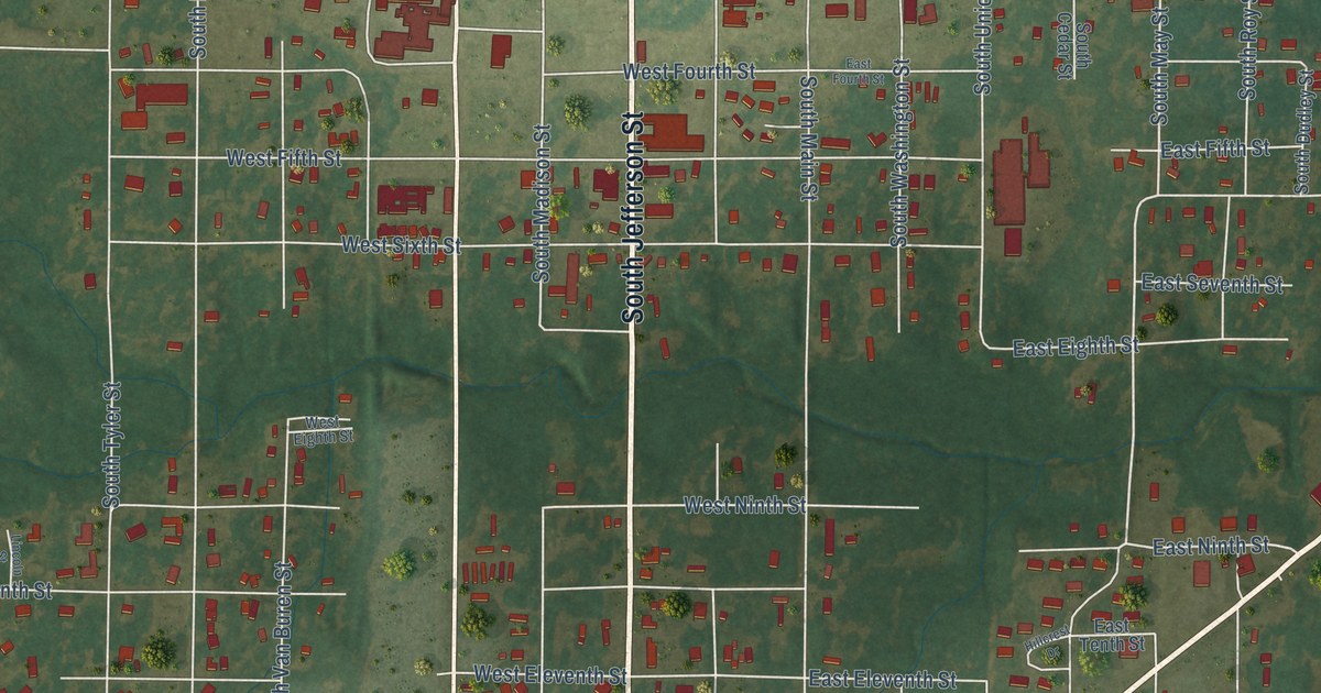 Map of DeWitt, Arkansas in 2026