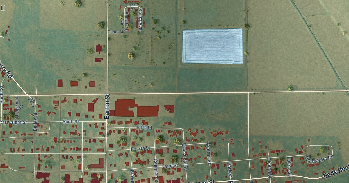 Map of Earle, Arkansas in 2026