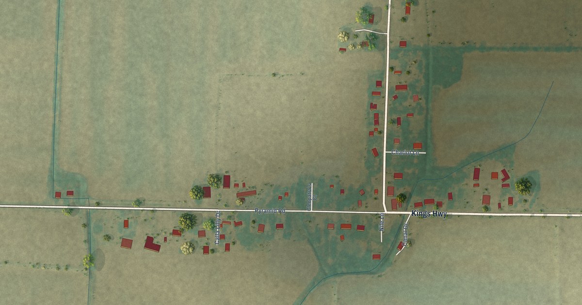 Map of Egypt, Arkansas in 2026
