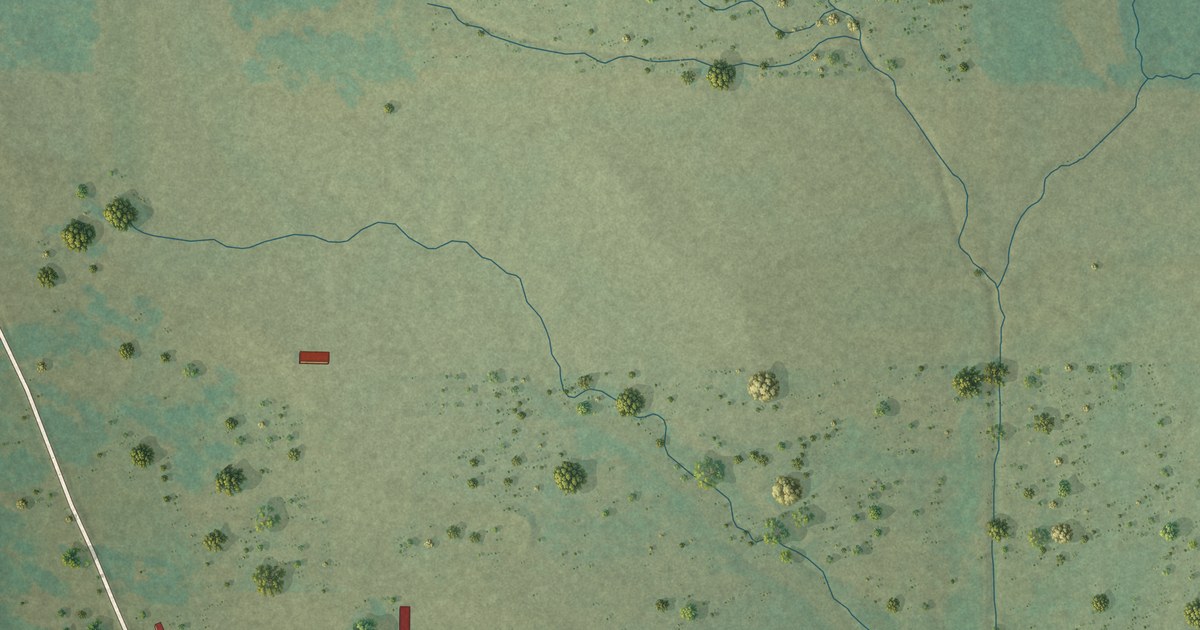 Map of El Paso, Arkansas in 2026