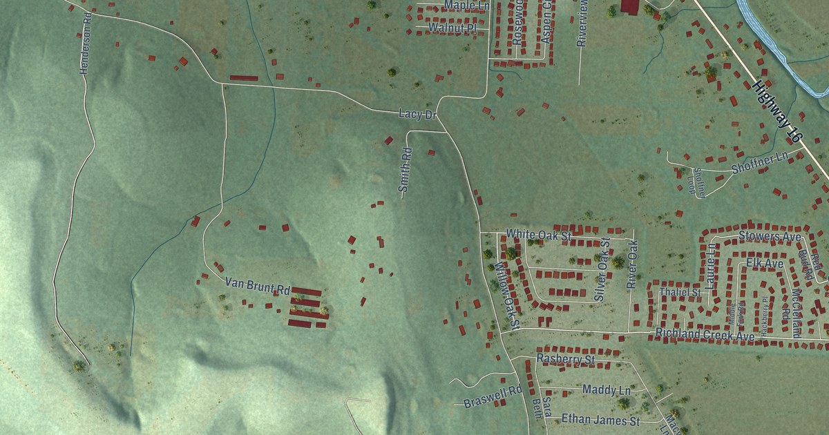 Map of Elkins, Arkansas in 2026