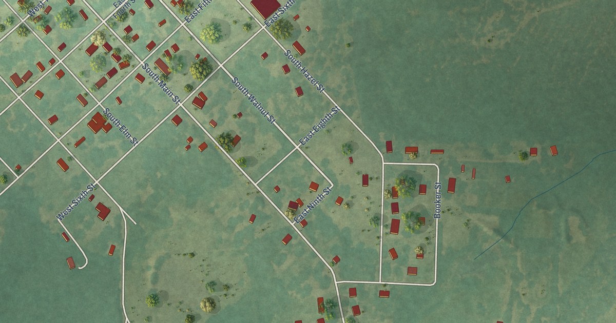 Map of Emmet, Arkansas in 2026