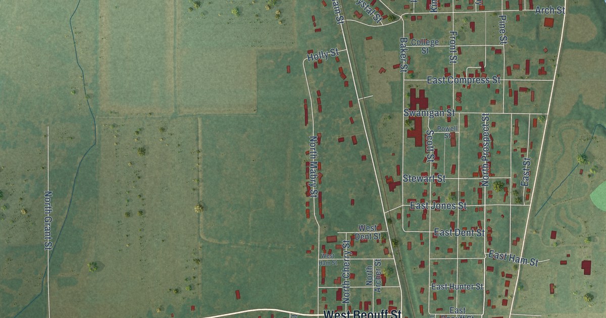 Map of Eudora, Arkansas in 2026