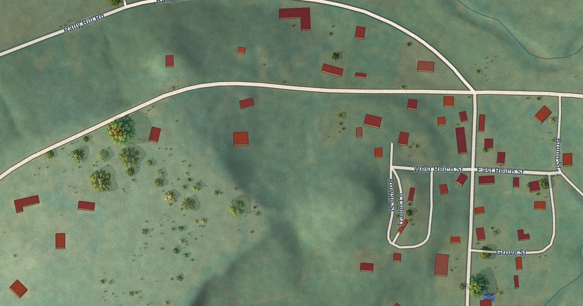 Map of Everton, Arkansas in 2026