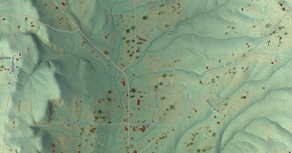 Map of Floyd, Arkansas in 2026