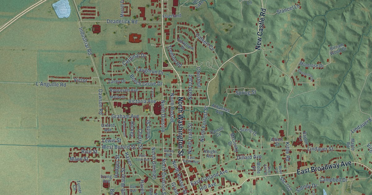 Map of Forrest City, Arkansas in 2026