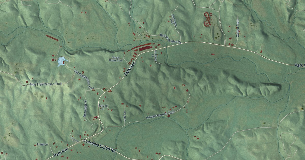 Map of Fountain Lake, Arkansas in 2026