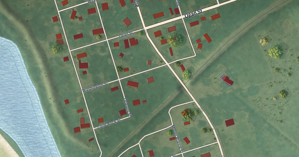 Map of Fulton, Arkansas in 2026