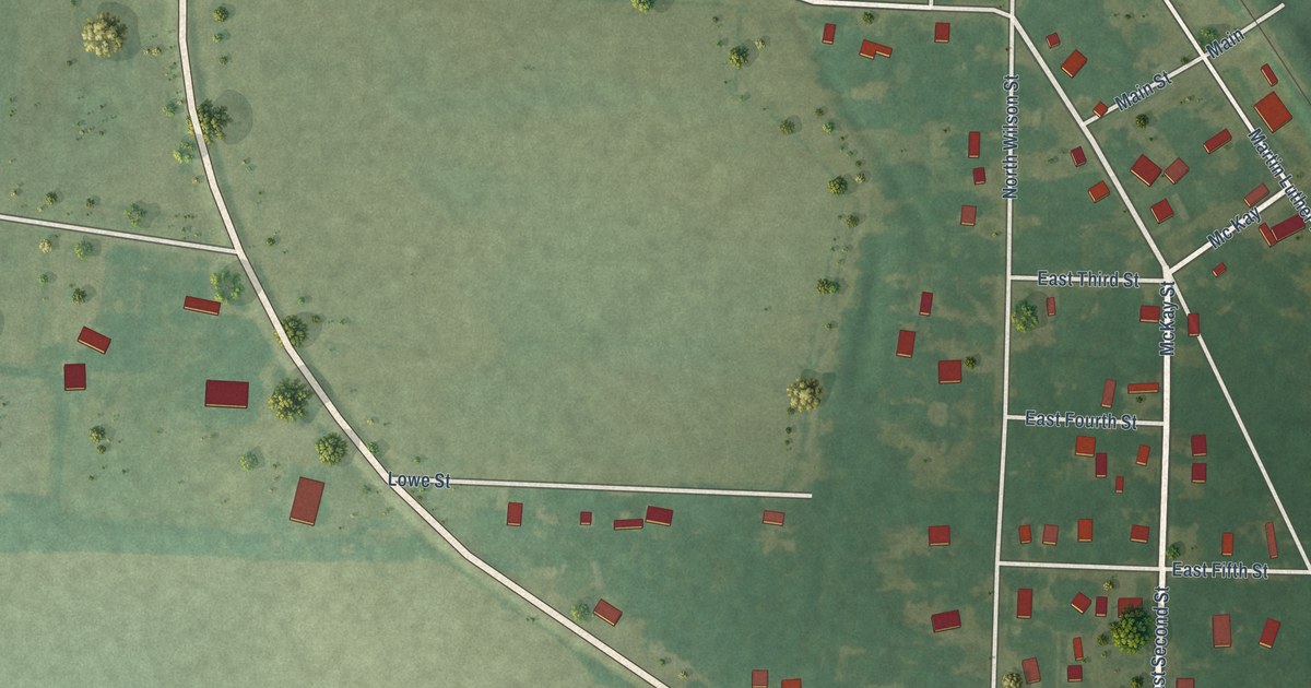 Map of Garland, Arkansas in 2026