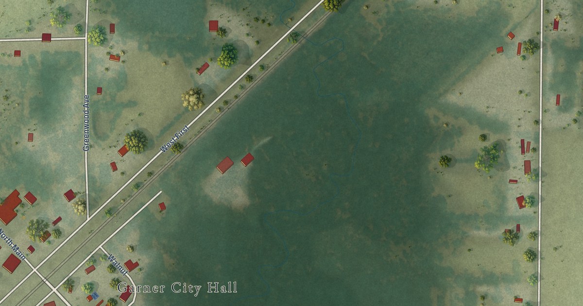 Map of Garner, Arkansas in 2026