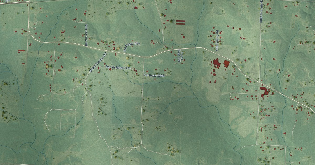 Map of Genoa, Arkansas in 2026