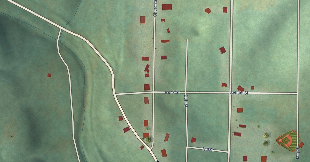 Map of Gilbert, Arkansas in 2026