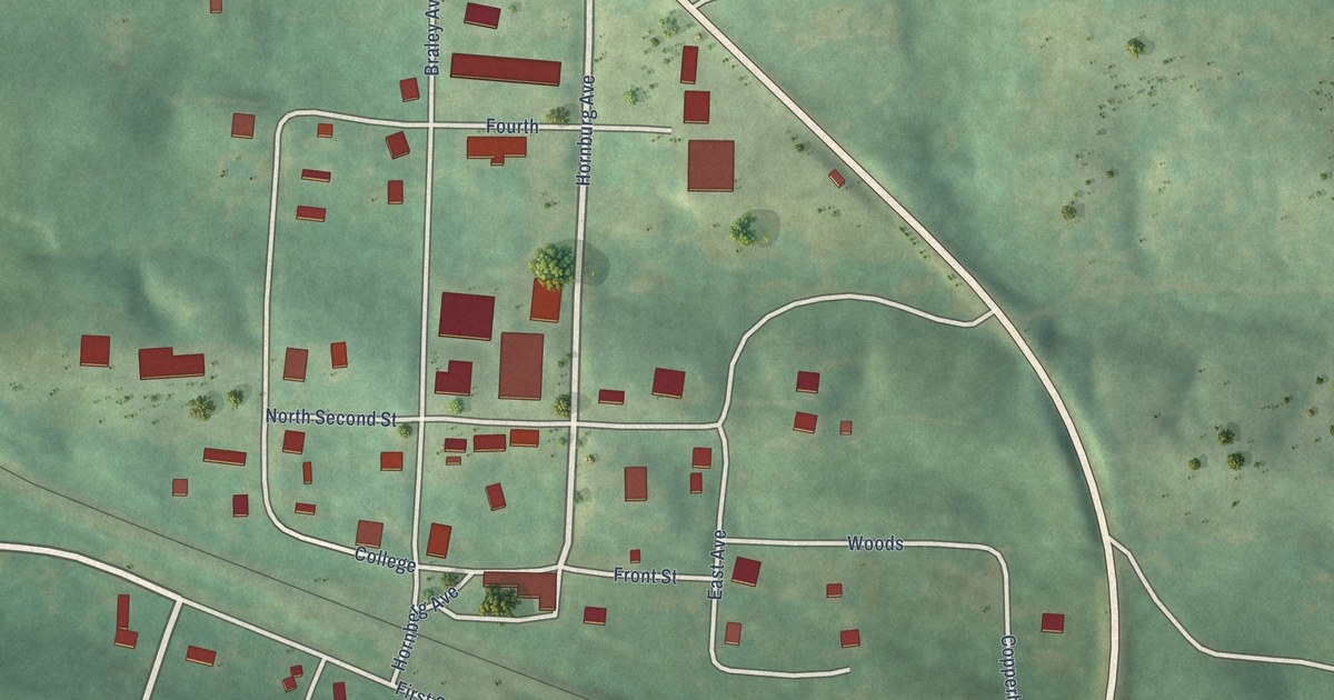 Map of Gillham, Arkansas in 2026