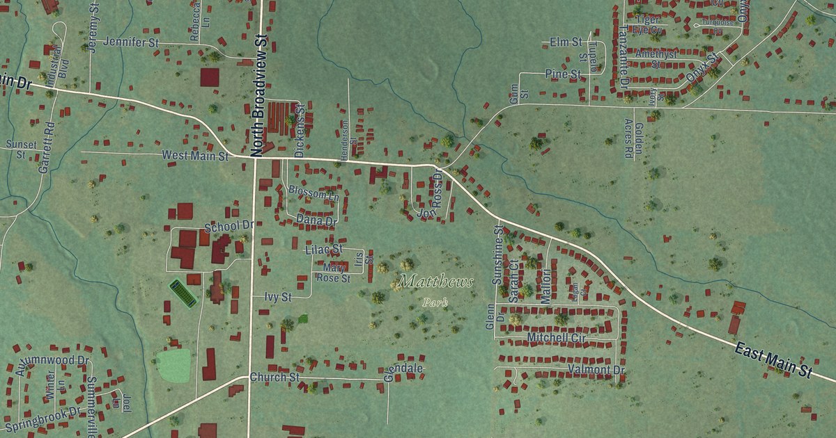 Map of Greenbrier, Arkansas in 2026