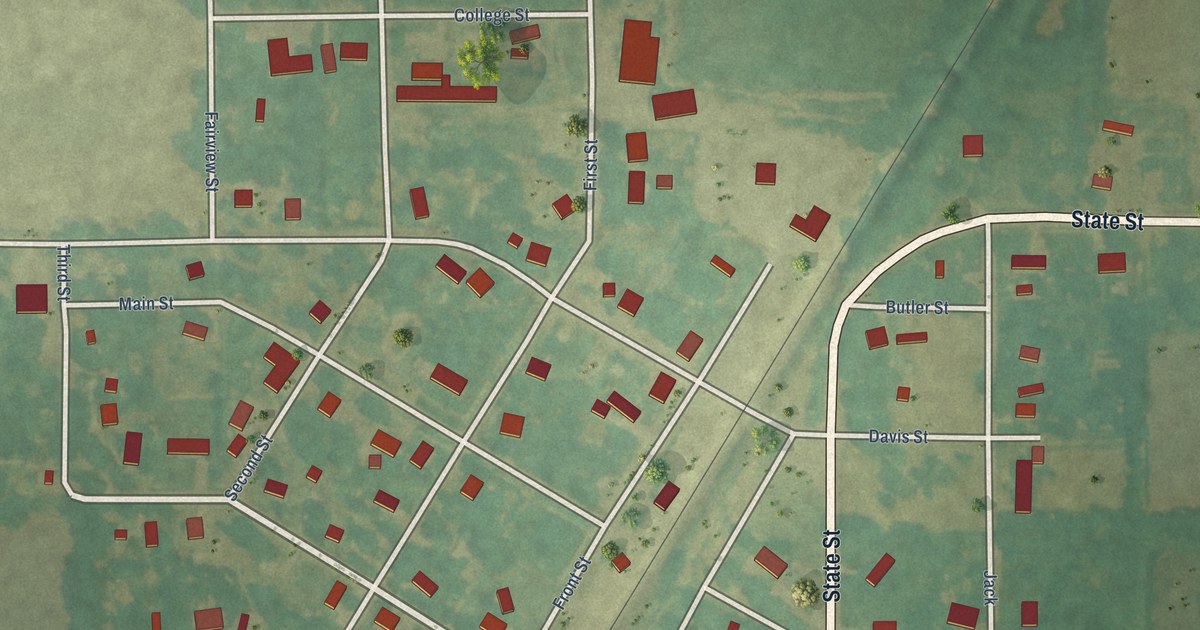Map of Greenway, Arkansas in 2026