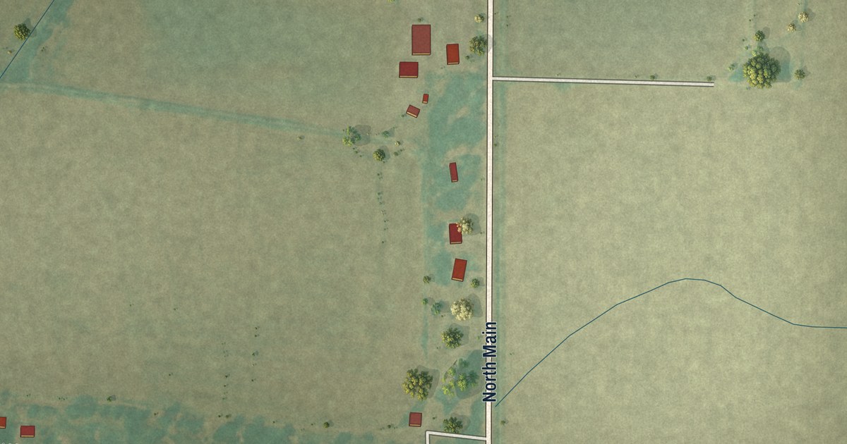 Map of Grubbs, Arkansas in 2026