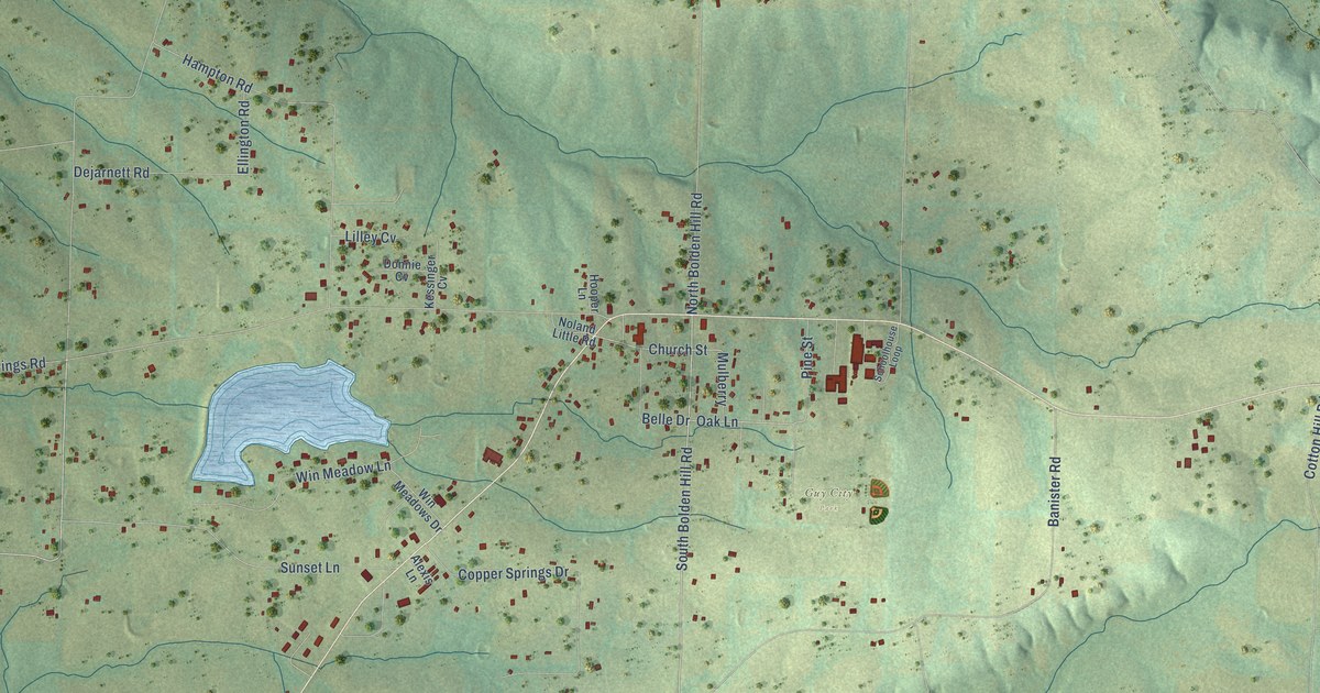 Map of Guy, Arkansas in 2026
