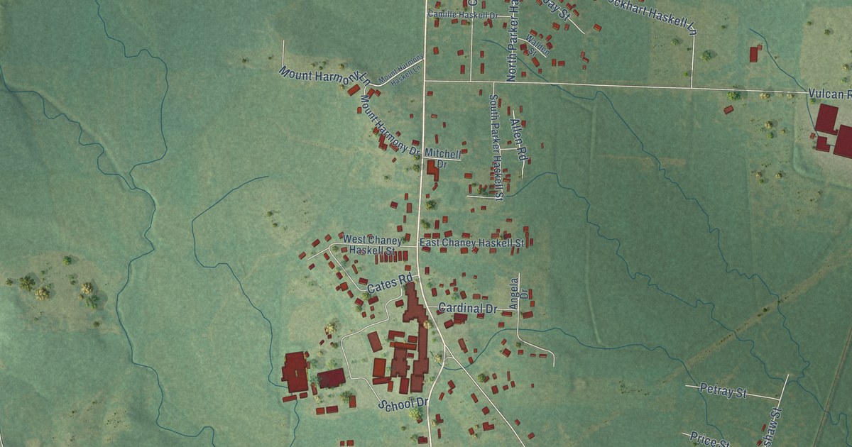 Map of Haskell, Arkansas in 2026
