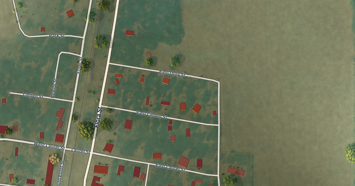 Map of Hickory Ridge, Arkansas in 2026