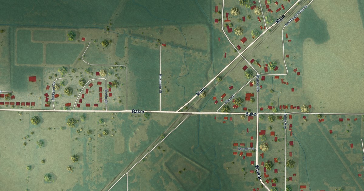 Map of Higginson, Arkansas in 2026