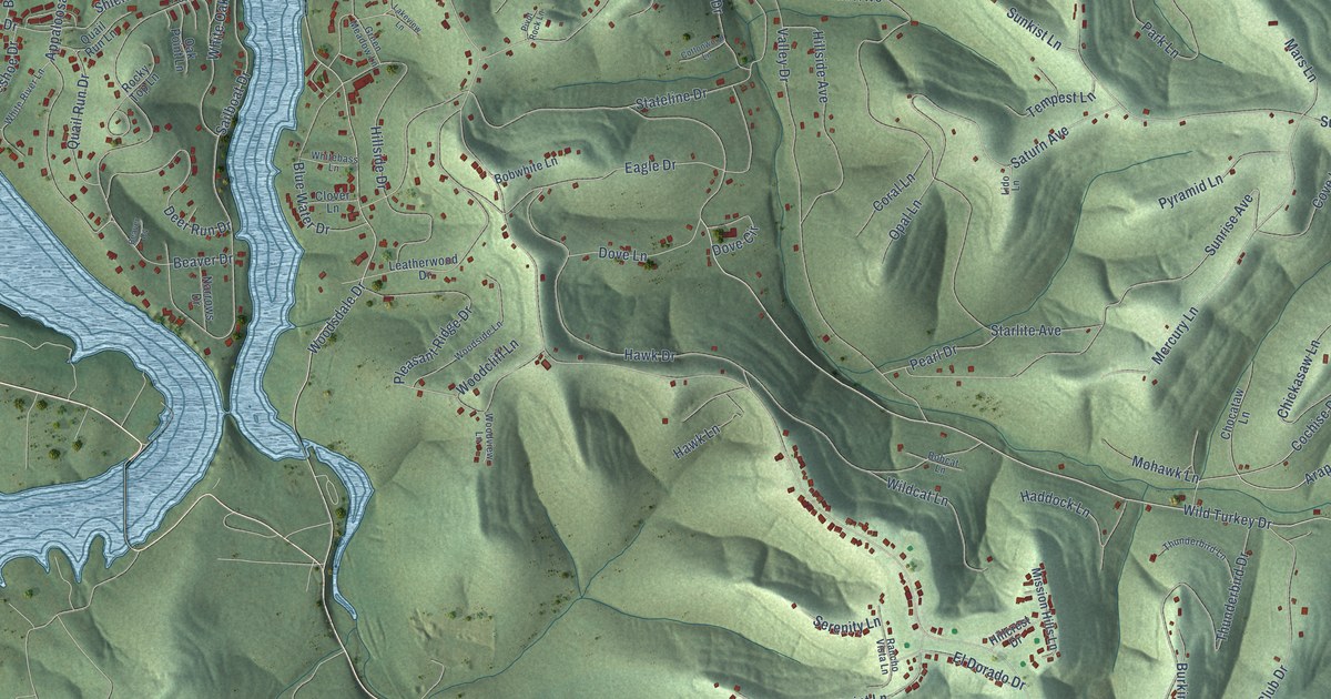 Map of Holiday Island, Arkansas in 2026