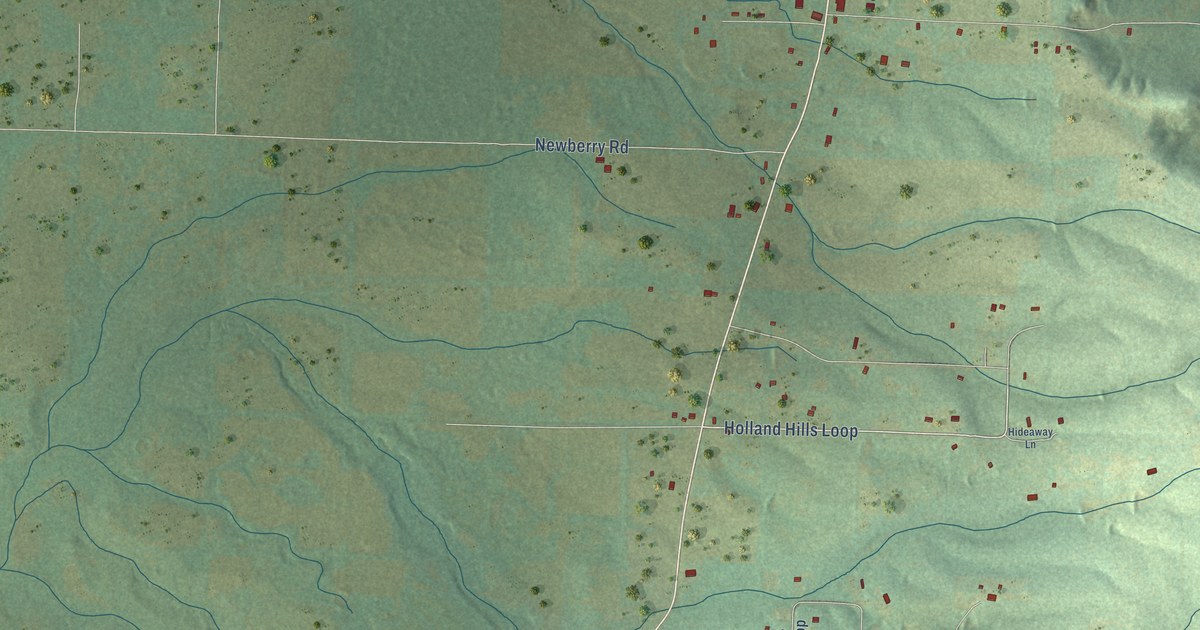 Map of Holland, Arkansas in 2026