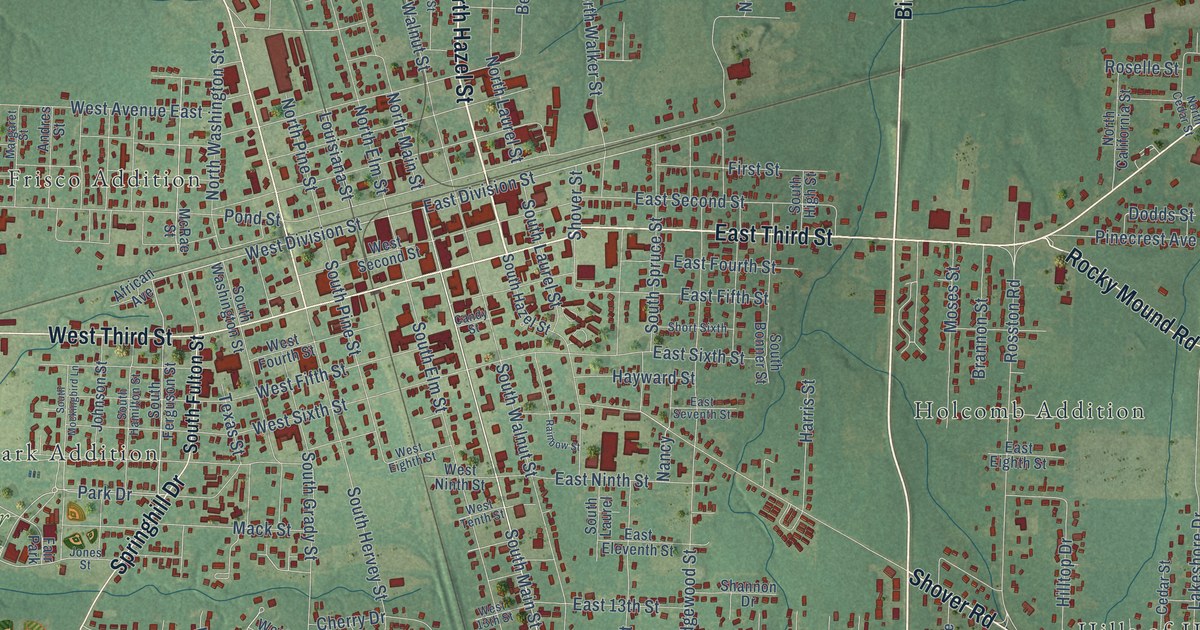 Map of Hope, Arkansas in 2026