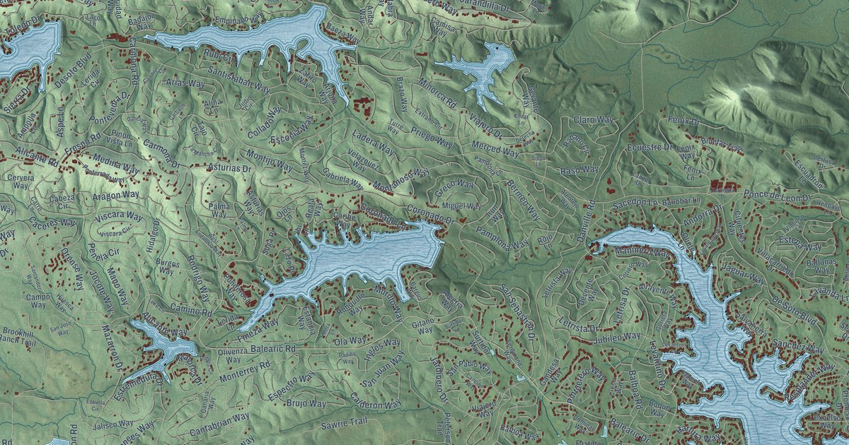 Map of Hot Springs Village, Arkansas in 2026