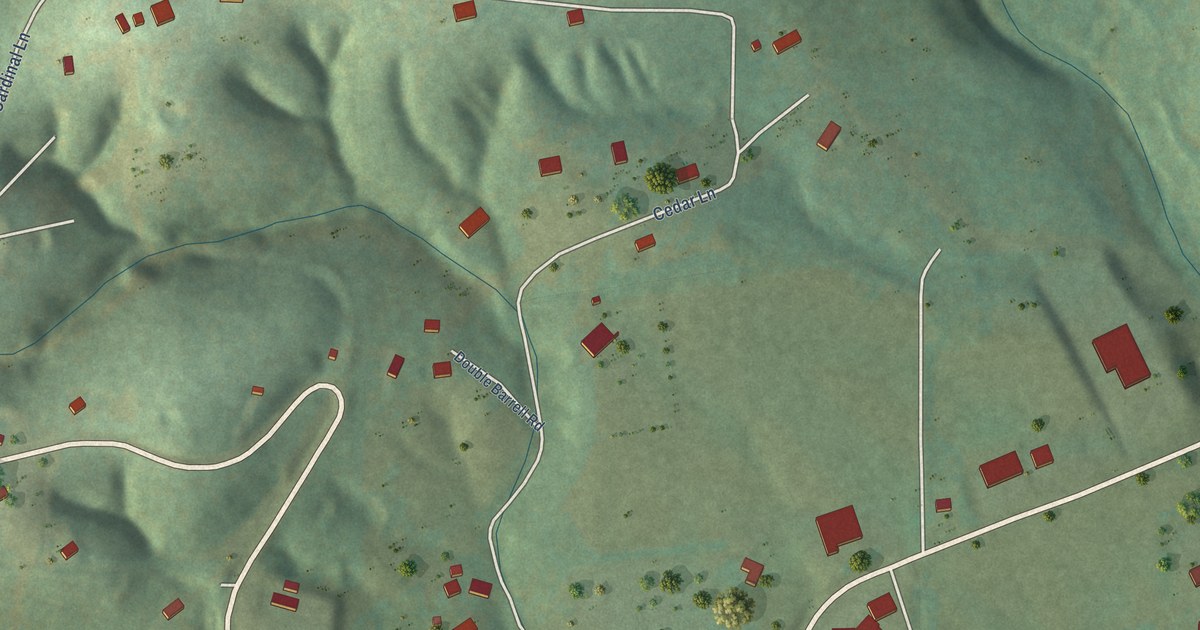 Map of Jasper, Arkansas in 2026
