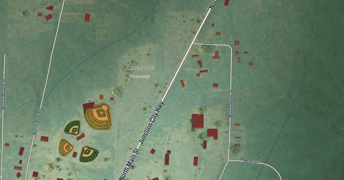 Map of Junction City, Arkansas in 2026