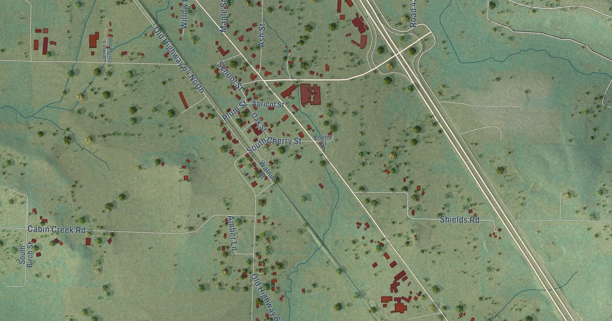 Map of Knoxville, Arkansas in 2026