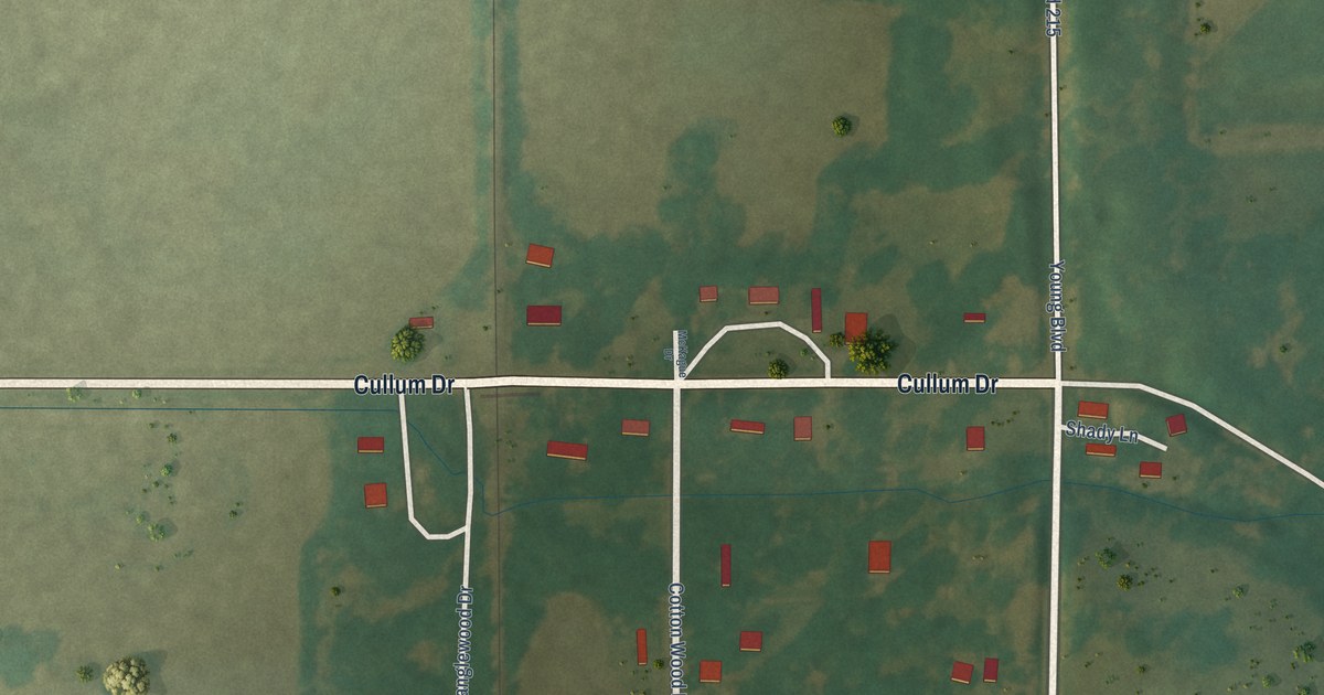 Map of LaGrange, Arkansas in 2026