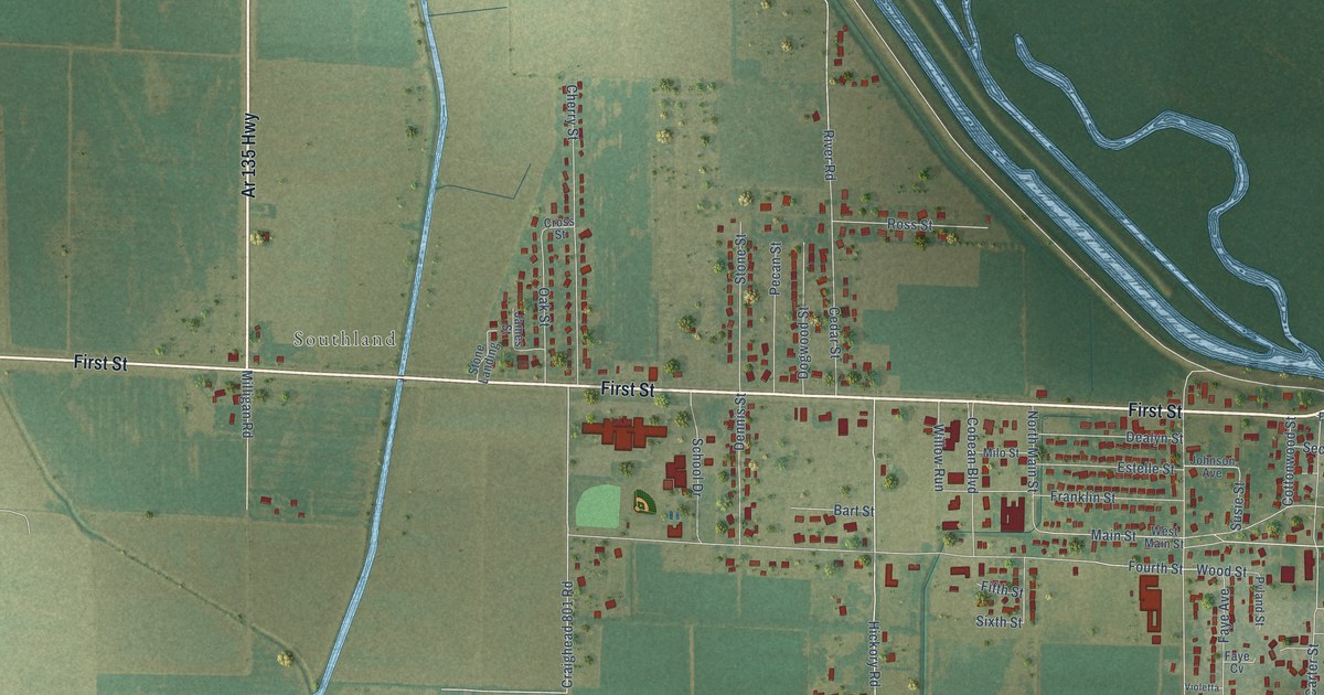 Map of Lake City, Arkansas in 2026