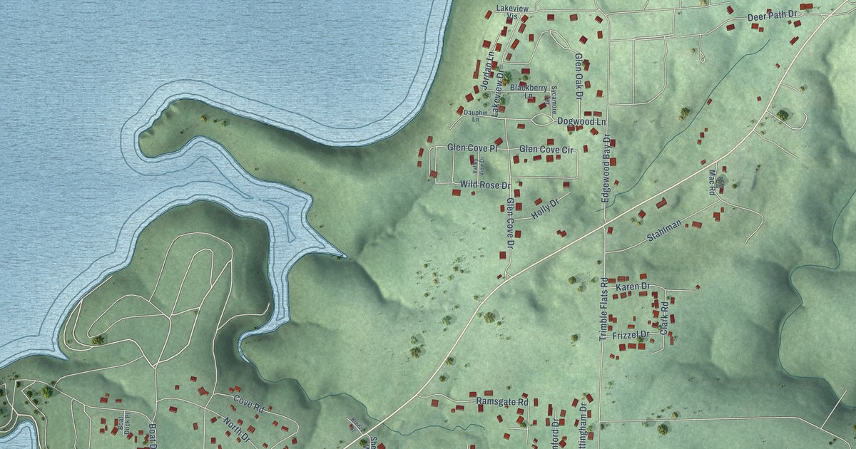Map of Lakeview, Arkansas in 2026