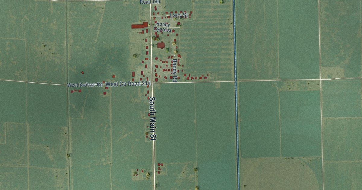 Map of Leachville, Arkansas in 2026