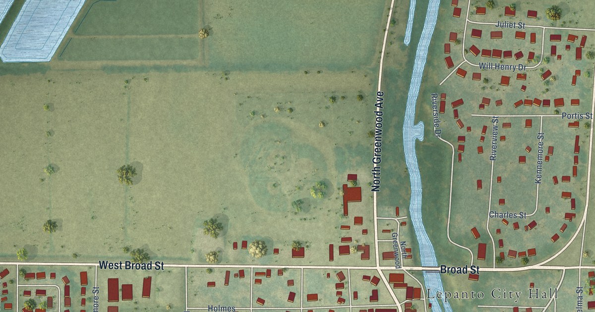 Map of Lepanto, Arkansas in 2026