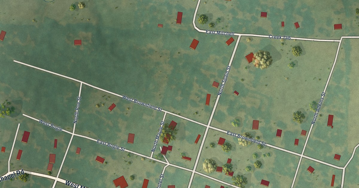 Map of Letona, Arkansas in 2026