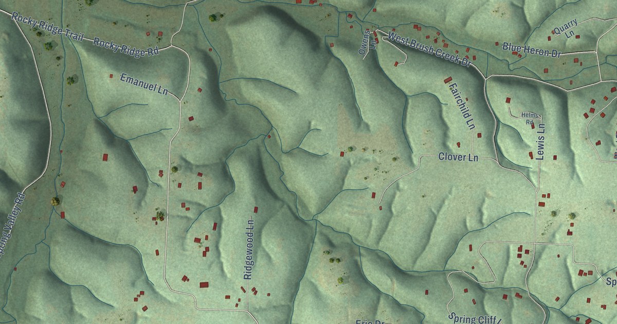 Map of Little Flock, Arkansas in 2026