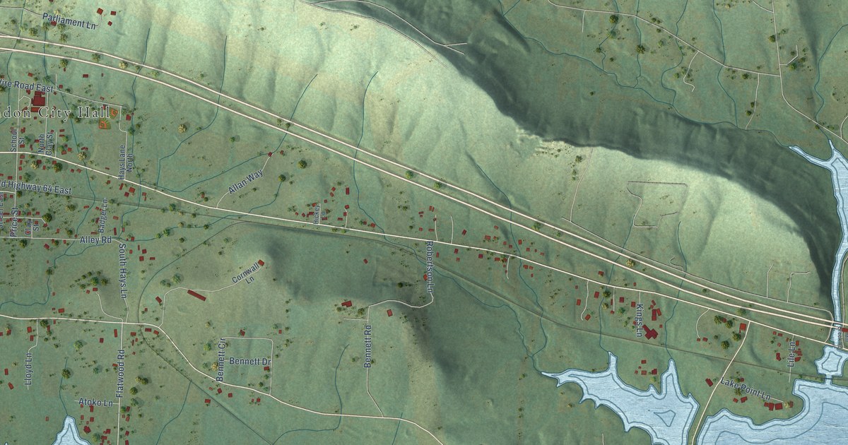 Map of London, Arkansas in 2026