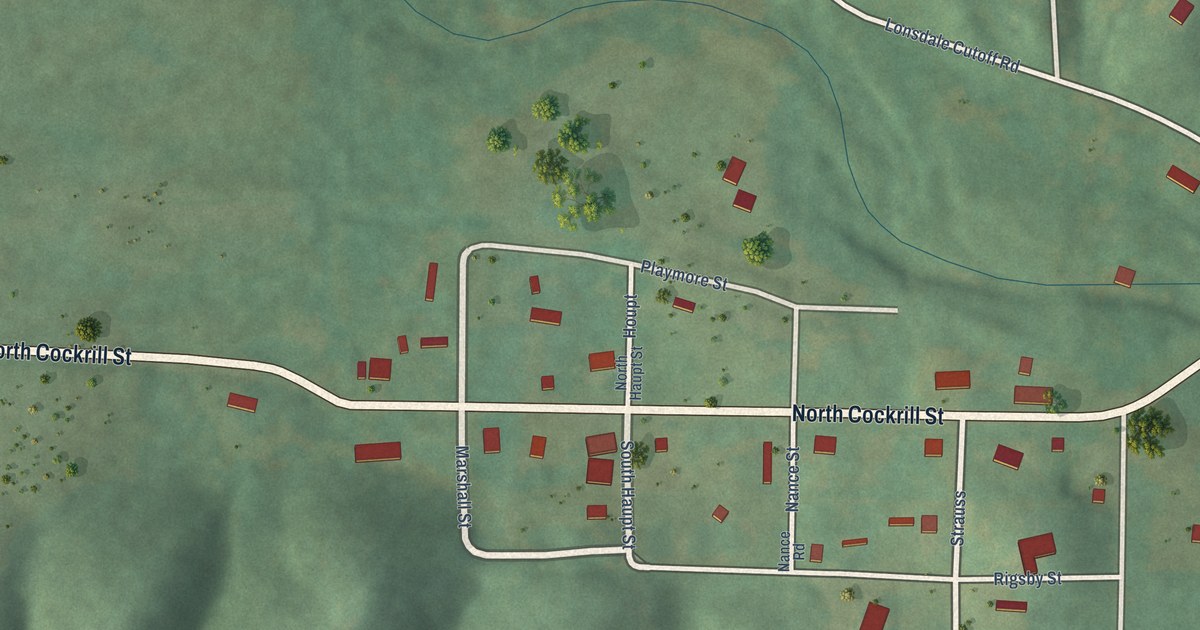 Map of Lonsdale, Arkansas in 2026