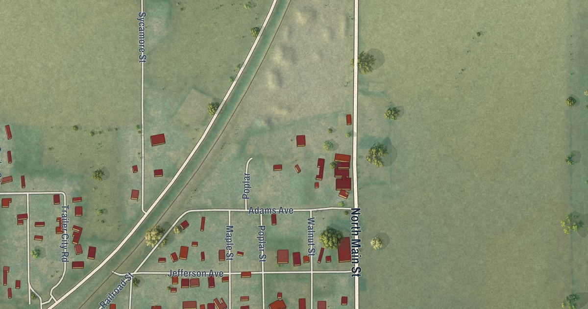 Map of Luxora, Arkansas in 2026
