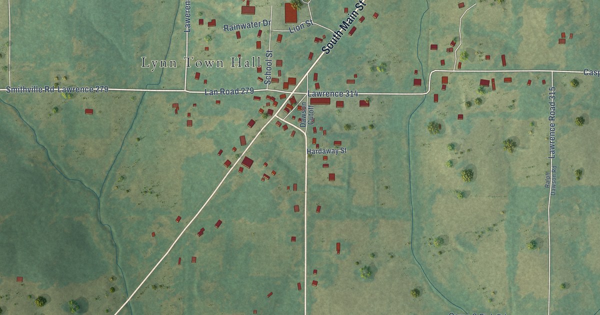 Map of Lynn, Arkansas in 2026