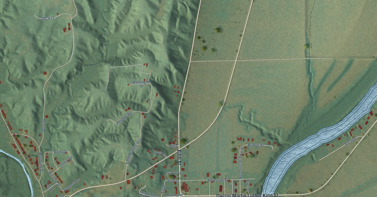 Map of Madison, Arkansas in 2026