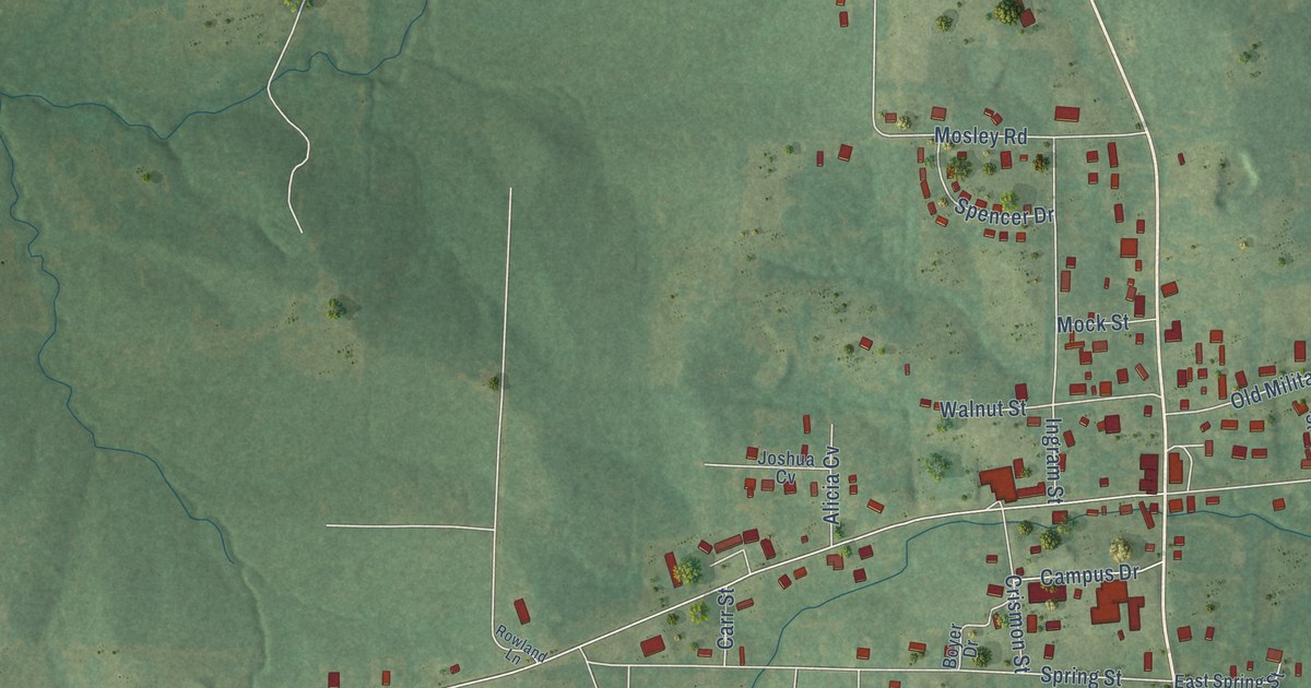 Map of Maynard, Arkansas in 2026