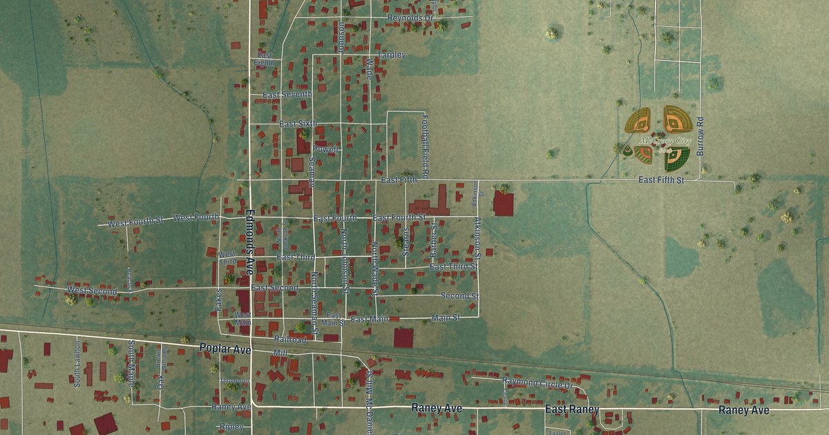 Map of McCrory, Arkansas in 2026